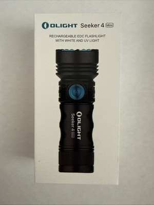 Olight Seeker 4 Mini CW 1200 Lumens UV Rechargeable LED Flashlight