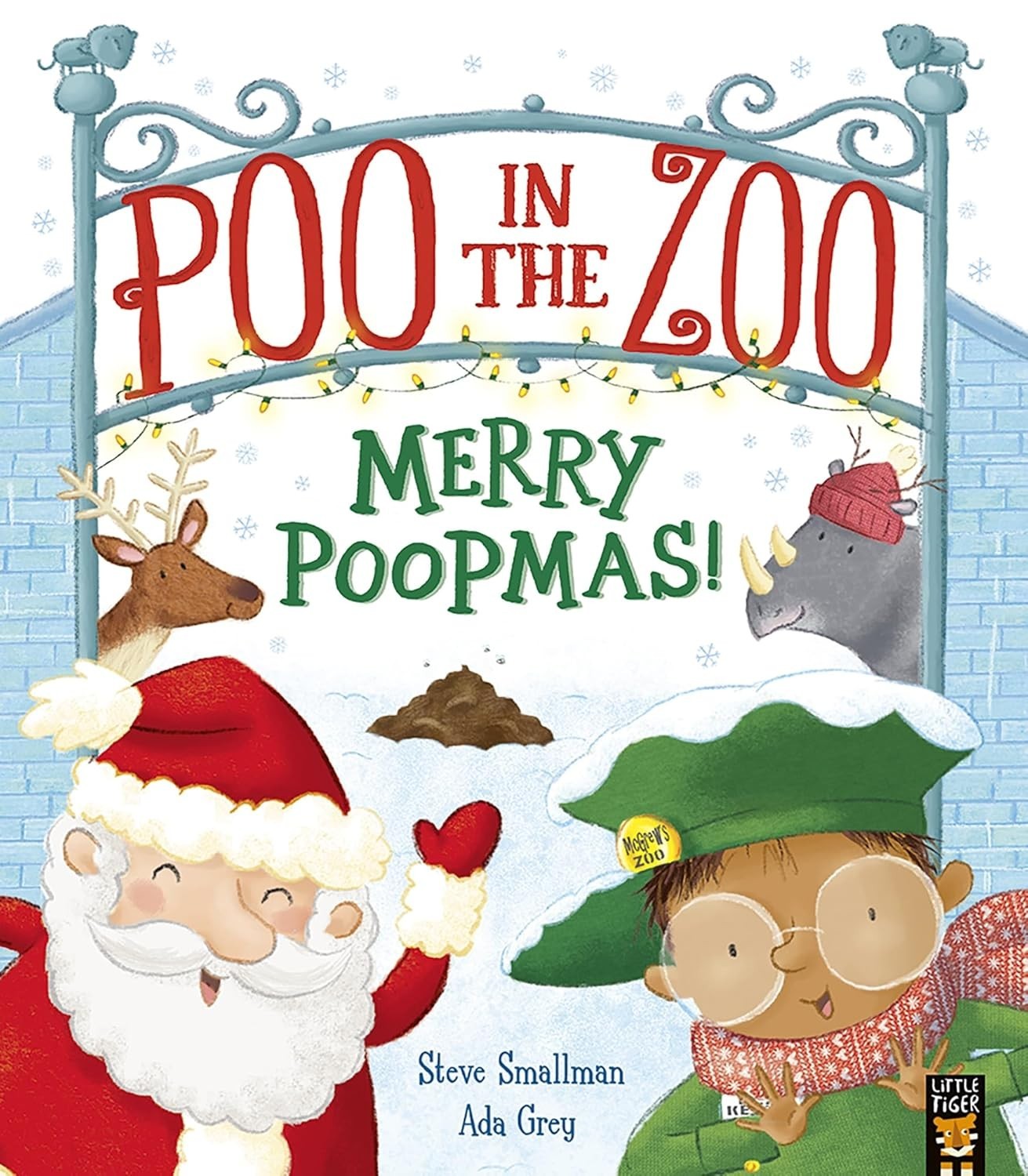 Poo in the Zoo Merry Poopmas! Steve Smallman (Paperback) Poo in the Zoo NEW Book