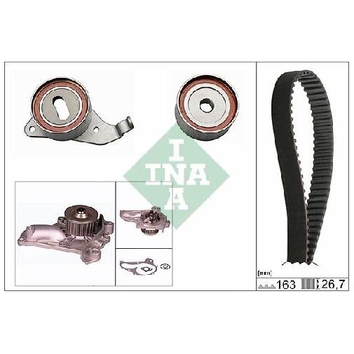 Wasserpumpe + Zahnriemensatz FüR Toyota Camry V1 V2 86 Bis 02 INA 5S-FE Original-image