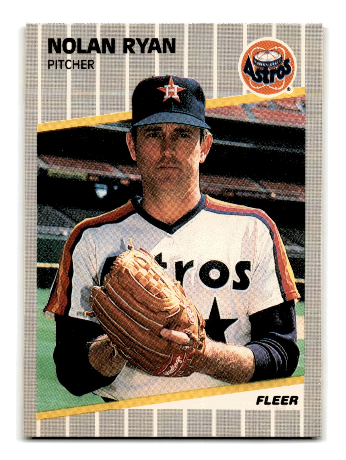 Nolan Ryan 1989 Fleer #368 HOF Houston Astros NM-MINT