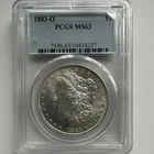 1883-O Morgan Silver Dollar $1 Silver PCGS MS63 Uncirculated Cert 10434237