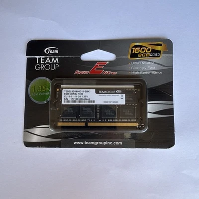 Team Group 8GB DDR3L 1600 CL11-11-11-28 1.35V - Image 1 of 2
