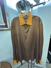 Authentic Stefano Ricci XXXL 100 Silk Shirt