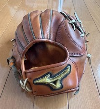 Mizuno Pro Baseball Glove Infield Sakamoto Model Orange  Durable Fits Well