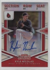 2020 Elite Extra Edition College Tickets Signatures Kyle Nicolas Auto 1i1m