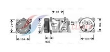 AVA Clever Choice Kompressor Klimaanlage VOAK095 12V für 1 8665290 VOLVO S70 874