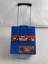 Vintage 1997 Tara HOT WHEELS 100 Car Rolling Carrying Case W/ Lots of Cars