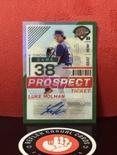 Panini Prospect Edition 2024 Prizm Autograph Prospect Luke Holman #30 Reds
