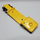 Vintage Tonka Toy Yellow Flatbed Trailer 8 Inch Metal Truck Lowboy Collectible