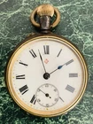 ANTIQUE SWISS MADE Stamped ACIER J.B. GARANTI (Steel) POCKET WATCH SPARES REPAIR