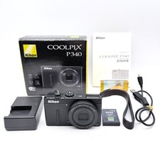 Nikon COOLPIX P340 Black 12.2MP Wi-Fi Digital Camera AS-IS For Repair