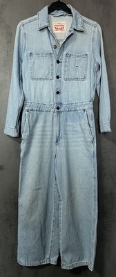 Levi's Iconic Jumpsuit, Long-Sleeve, Button Down Women s Gr.XS 