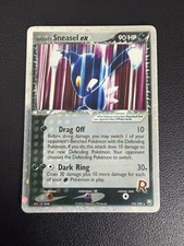 Pokémon TCG Rockets Sneasel Ex 103 Ex Team Rocket Returns Ultra Rare Holo