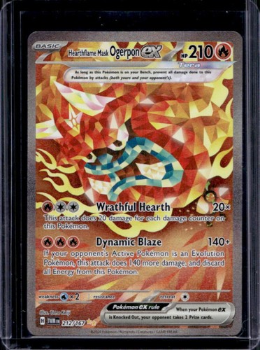 2024 Pokemon Twilight Masquerade Hearthflame Mask Ogerpon ex #212/167