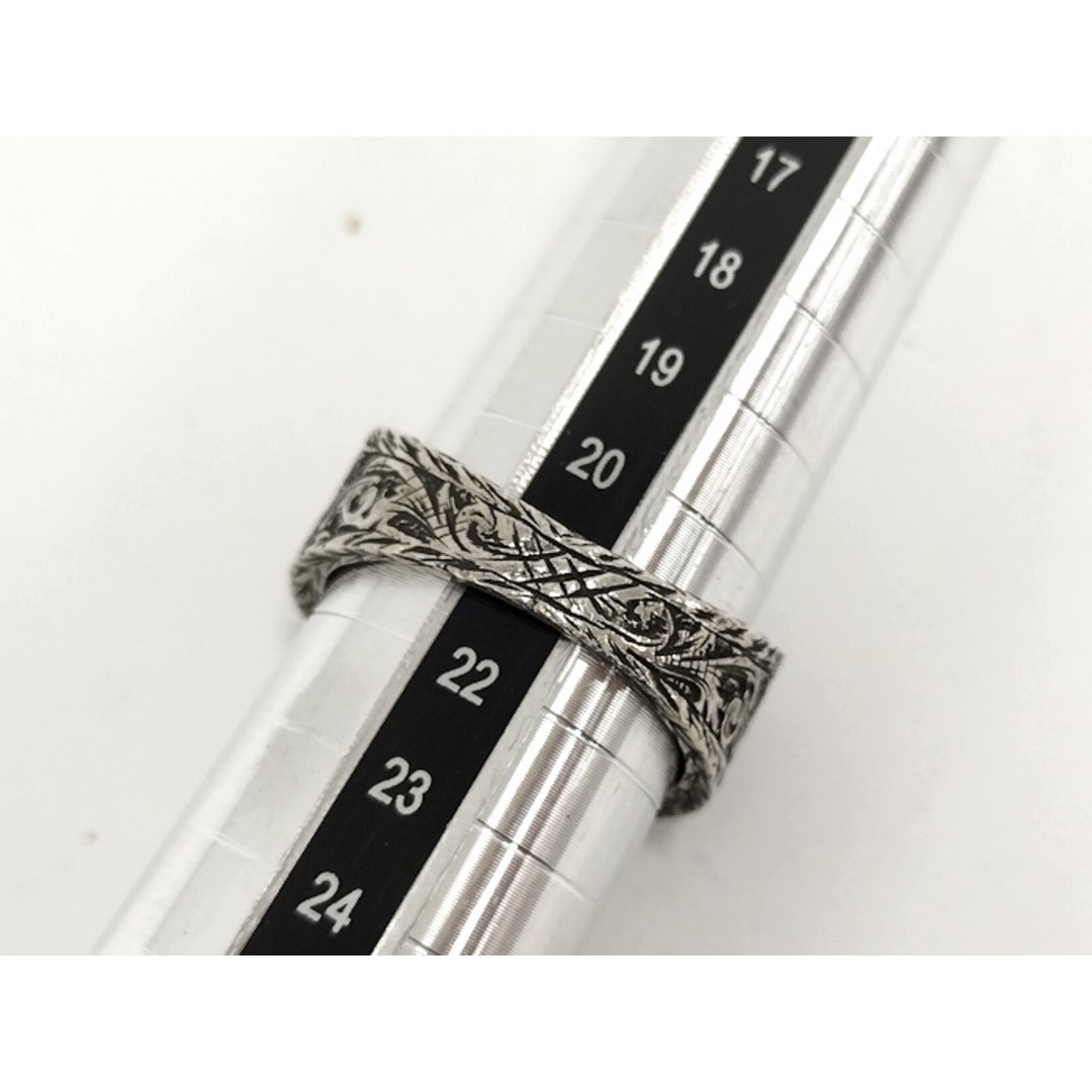 GUCCI Arabesque Interlocking Ring SV925 Silver Us… - image 9