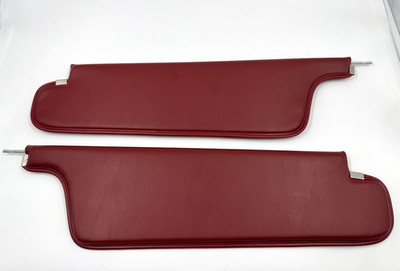 Burgundy Sunvisor Set for 1969-1973 Dodge Polara Hardtop Coupe Sedan