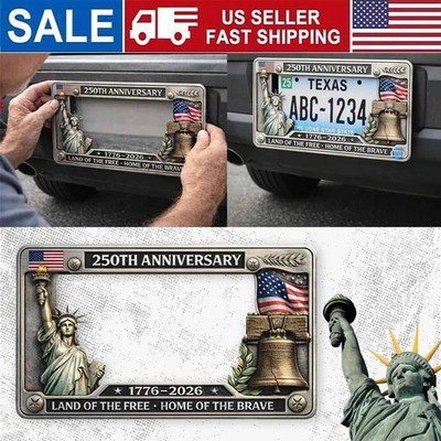 250th Anniversary Commemorative License Plate Frame, License Plate
