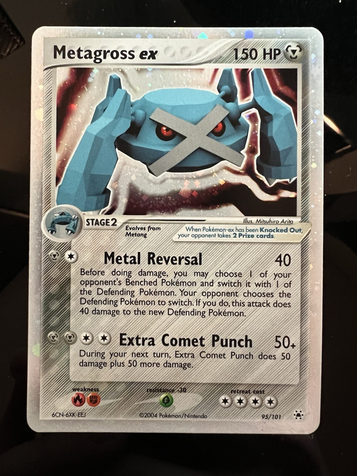 Metagross ex 95/101 Hidden Legends Holo NM