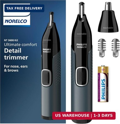 Norelco Philips Nose Trimmer 3000, for Nose, Ears Eyebrows, NT3600/62