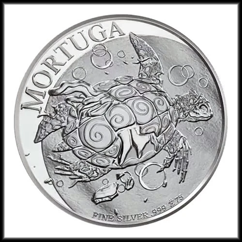 Zombucks World Mortuga Silver Round