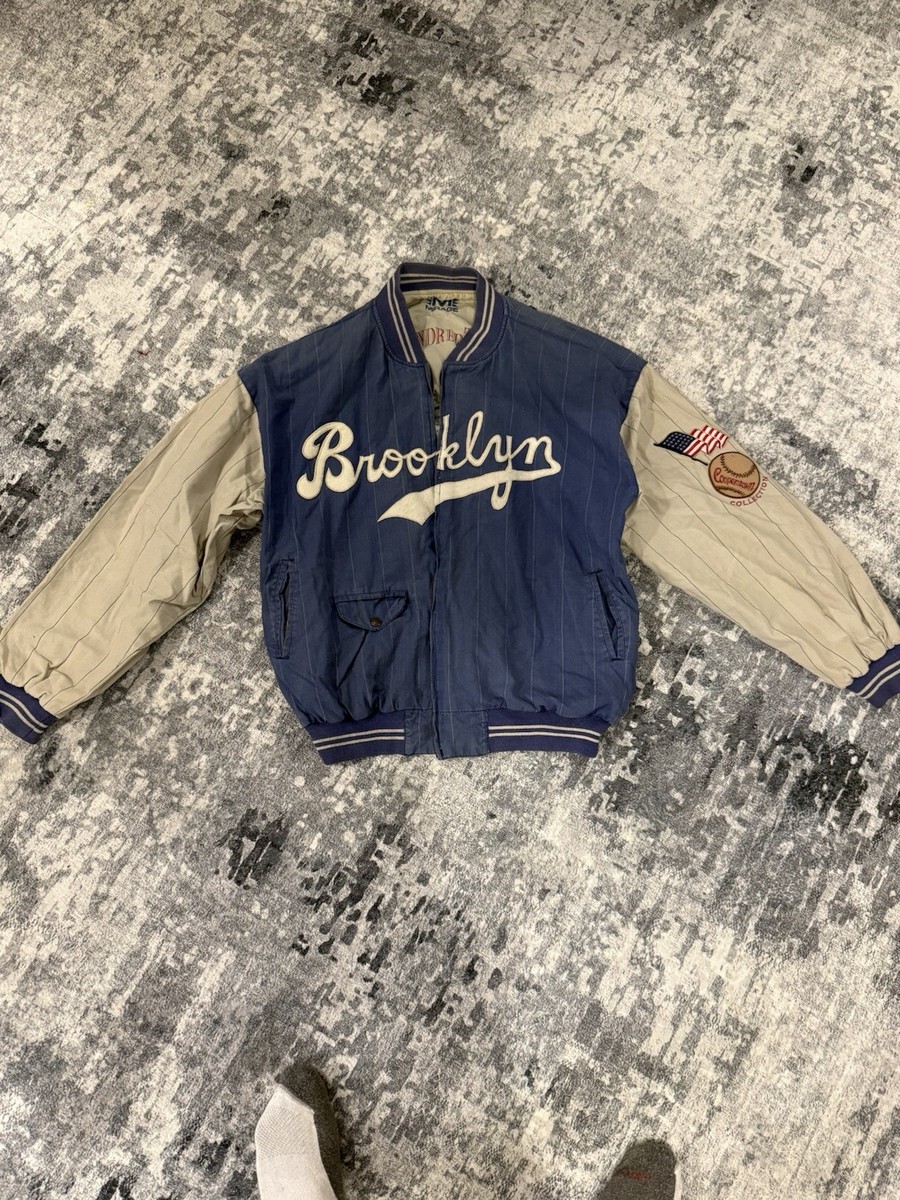 Vintage Brooklyn Dodgers Cooperstown Collection Reversible Jacket