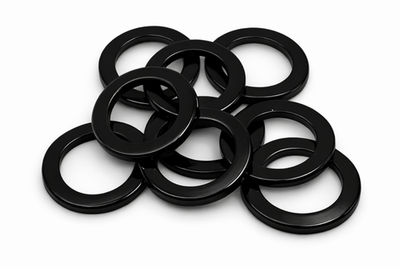 #ad 20 Pack Black Standard Wheel Washers Center Hole For Mag Seat Lug Nuts $17.99