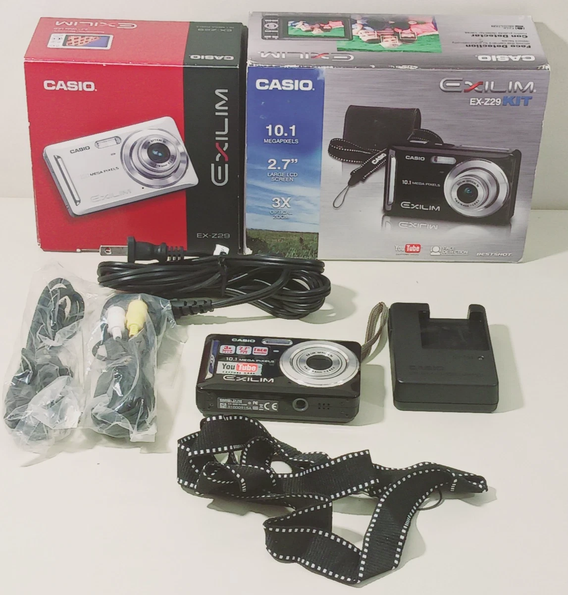 Casio EXILIM 3-9.9x Optical Zoom Digital Cameras for sale | eBay