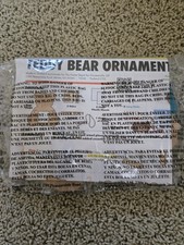 Home Depot Teddy Bear Ornament Kids DIY Workshop Kit Christmas Ornament w/ Pin