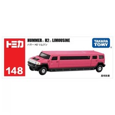 Takara Tomy Tomica 148 Hummer H2 Limousine Pink Metal Diecast Model Toy Car New