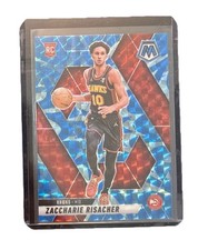 Zaccharie Risacher 2024-25 Mosaic  BLUE Mega Box Prizm #213 Rookie RC