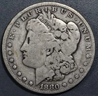 1880 $1 MORGAN SILVER DOLLAR KM# 110 Grade: VG A7792