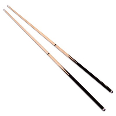 2er Set Billardqueues Queue Birkenholz 146cm 57''  500g ca.18oz Klebeleder