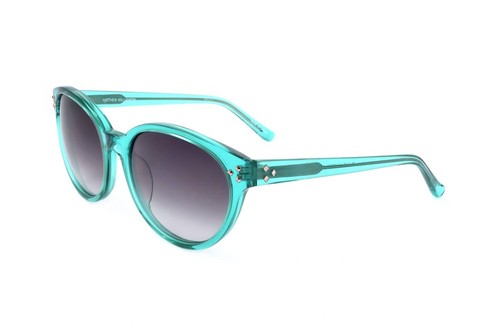 Lunettes De Soleil Matthew Williamson By Linda Farrow MW122 - Bleu - Taille 52/17/140 - Femme