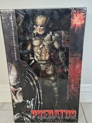 NIB NRFB NECA Predator Jungle Hunter 1/4 Scale Figure Classic Closed Mouth