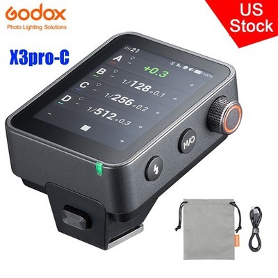 GODOX X3pro X3PRO-C TTL 2.4G Wireless Touchscreen Camara Flash Trigger for Canon