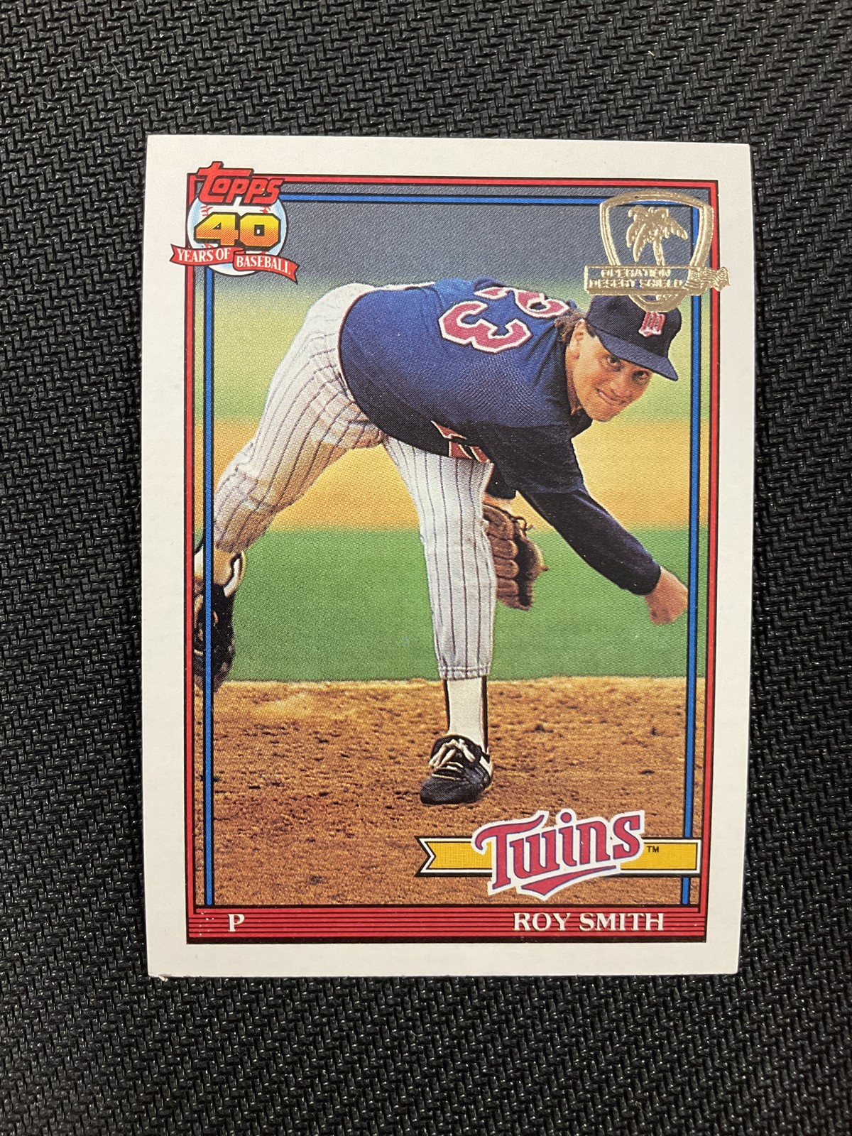 1991 Topps #503 Roy Smith Desert Shield Minnesota Twins