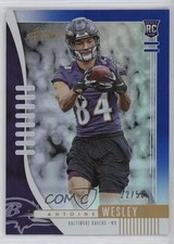 2019 Panini Absolute Rookie Blue Spectrum 22/50 Antoine Wesley #143 4f5
