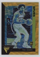 2020-21 Panini Flux Rookies Asia Red Wave Prizm Tre Jones #230 3g6