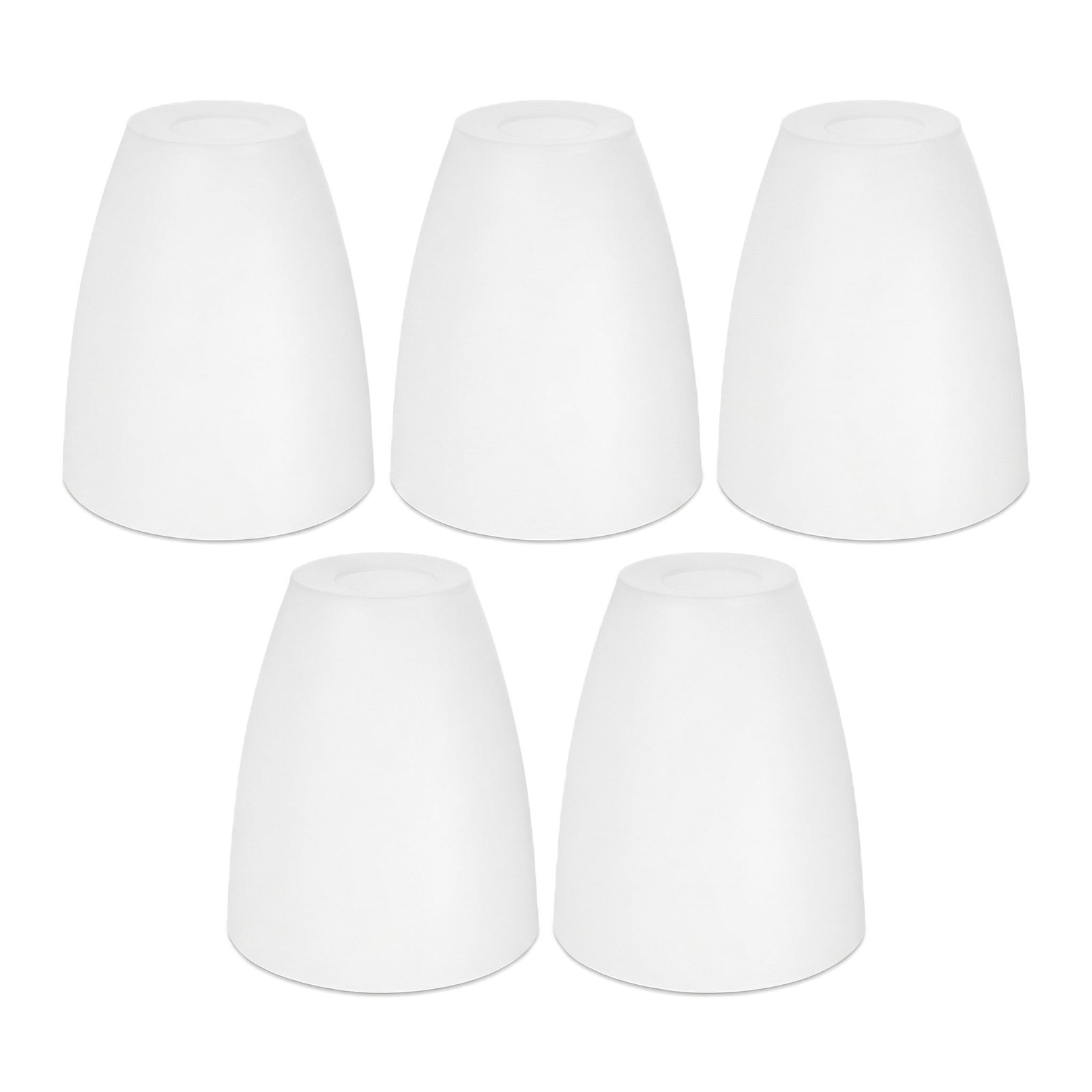 Abat-jour de rechange pour réparer un lustre | Pack de 5 mini abat-jours rigides