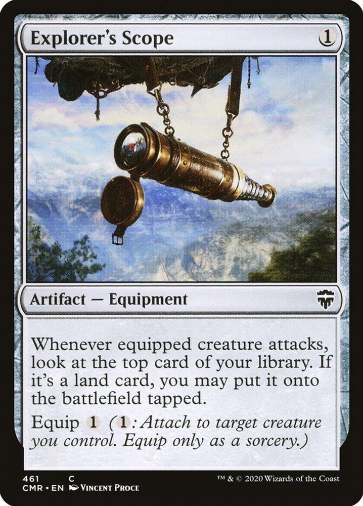 Explorer's Scope Commander Legends Common 461 NM Magic Card