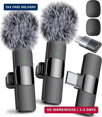 Mini Mic Pro (Latest Model - #1 Microphone for iPhone & Android, Wireless Mini M