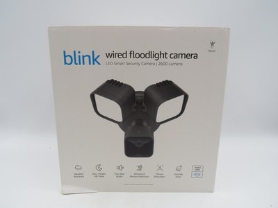 Blink Wired Floodlight Smart security camera 2600 lumens HD Black NEW SEALED