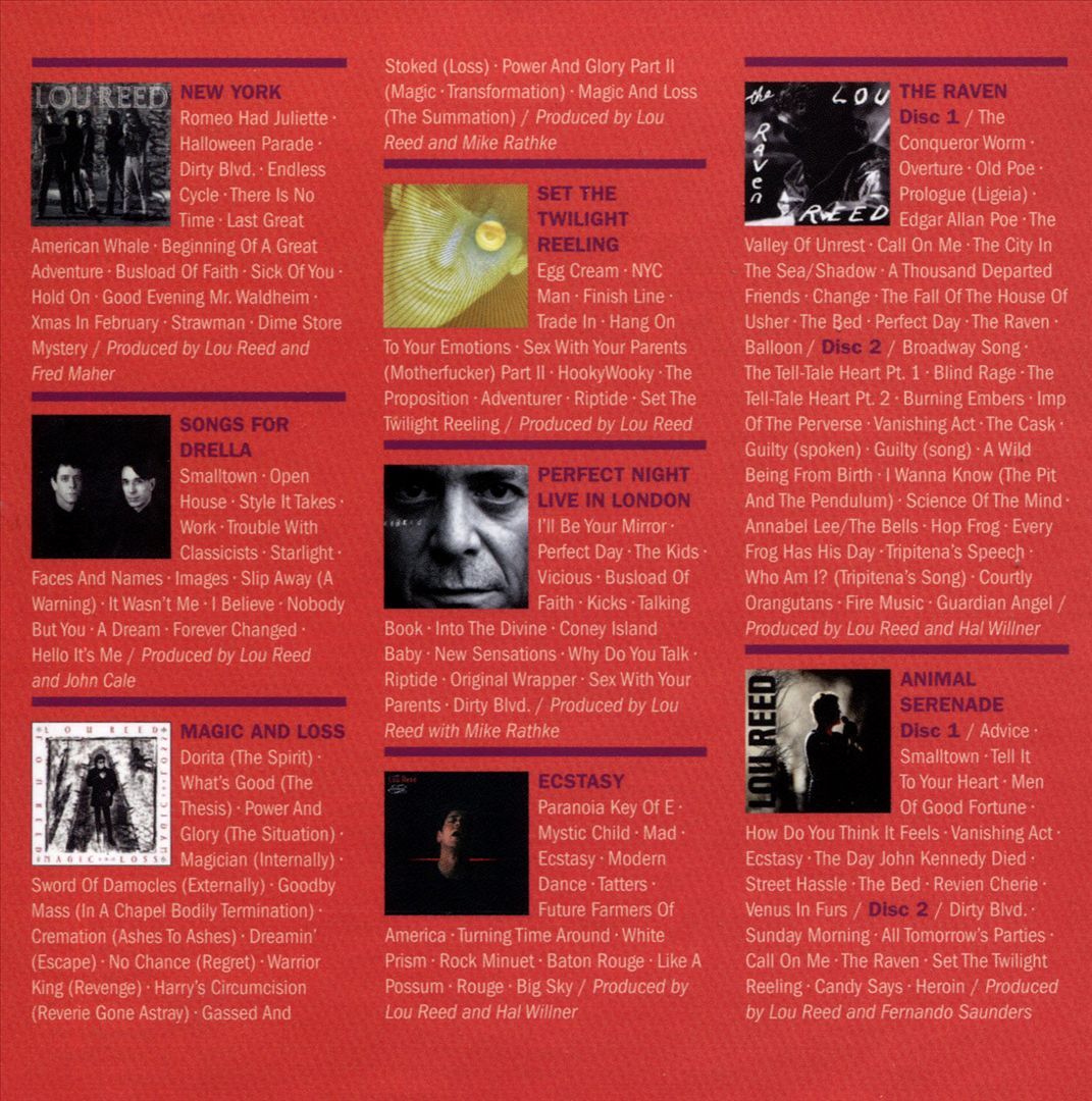 新品未開封 LOU REED THE SIRE YEARS: COMPLETE… Lou Reed The Complete Sire Years Box Set Remastered