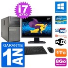 PC tour DELL 7020 Bildschirm 27 " Intel i7-4770 RAM 8Go Disc 1To Windows 10 Wifi