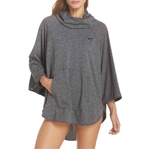 Nike Swim Heather Pullover Athletic Poncho Women’s Small snaps and hood
