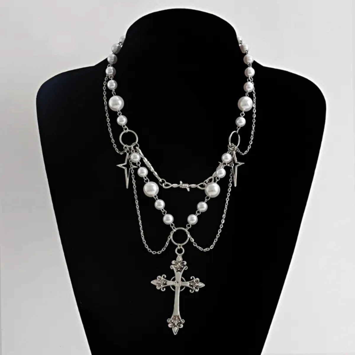 Gold Rosary Necklace - Gothic Grace Inc