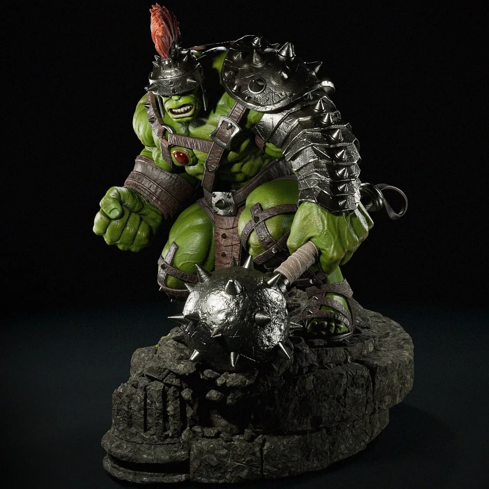 Figura Hulk/Gladiador/25cm/Profesional Pintado Foto 2 de 3