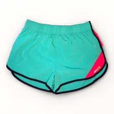 Janji Women’s Size Large Running Athletic Shorts Green And Red