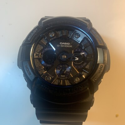 Casio G-Shock Watch Men 53mm Black 5229 GA-201 New battery