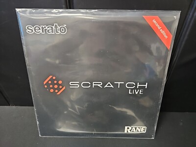 SERATO - SCRATCH LIVE - 2002 - RANE SECOND EDITION BLACK VINYL RECORD 